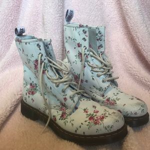 Floral Doc Marten 8-Eye Boots